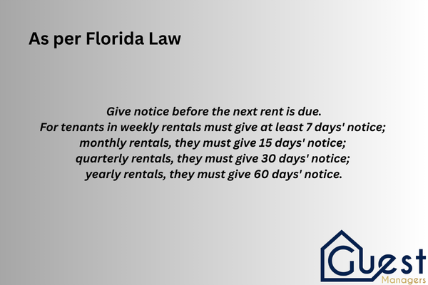 Notice to end lease